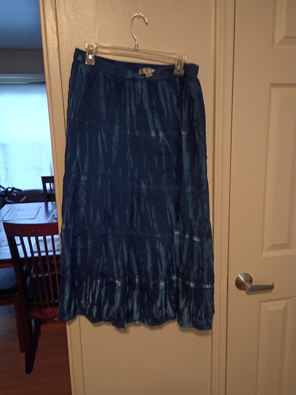 Studio West Deep Blue Tie-Dye Maxi Skirt